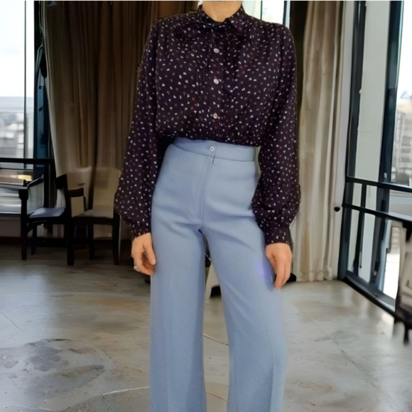 Vtg Evan Picone Blouse - Picture 6 of 13